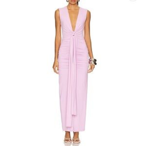 Susana Monaco Tie Front Gathered Dress